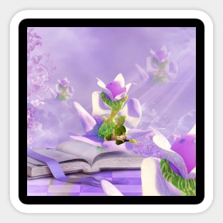 In the world of fantasy, wonderful flower Sticker